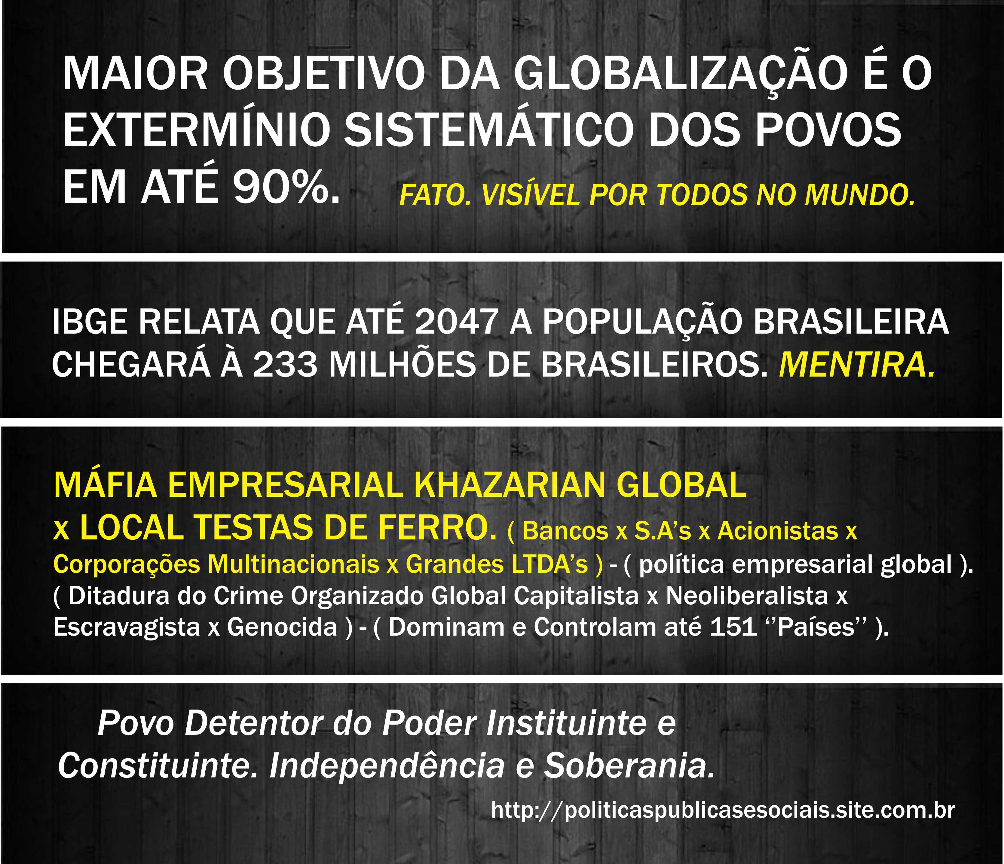 GLOBALIZAÇÃO Revogar 0001 GLOBALIZAÇÃO Revogar 0001