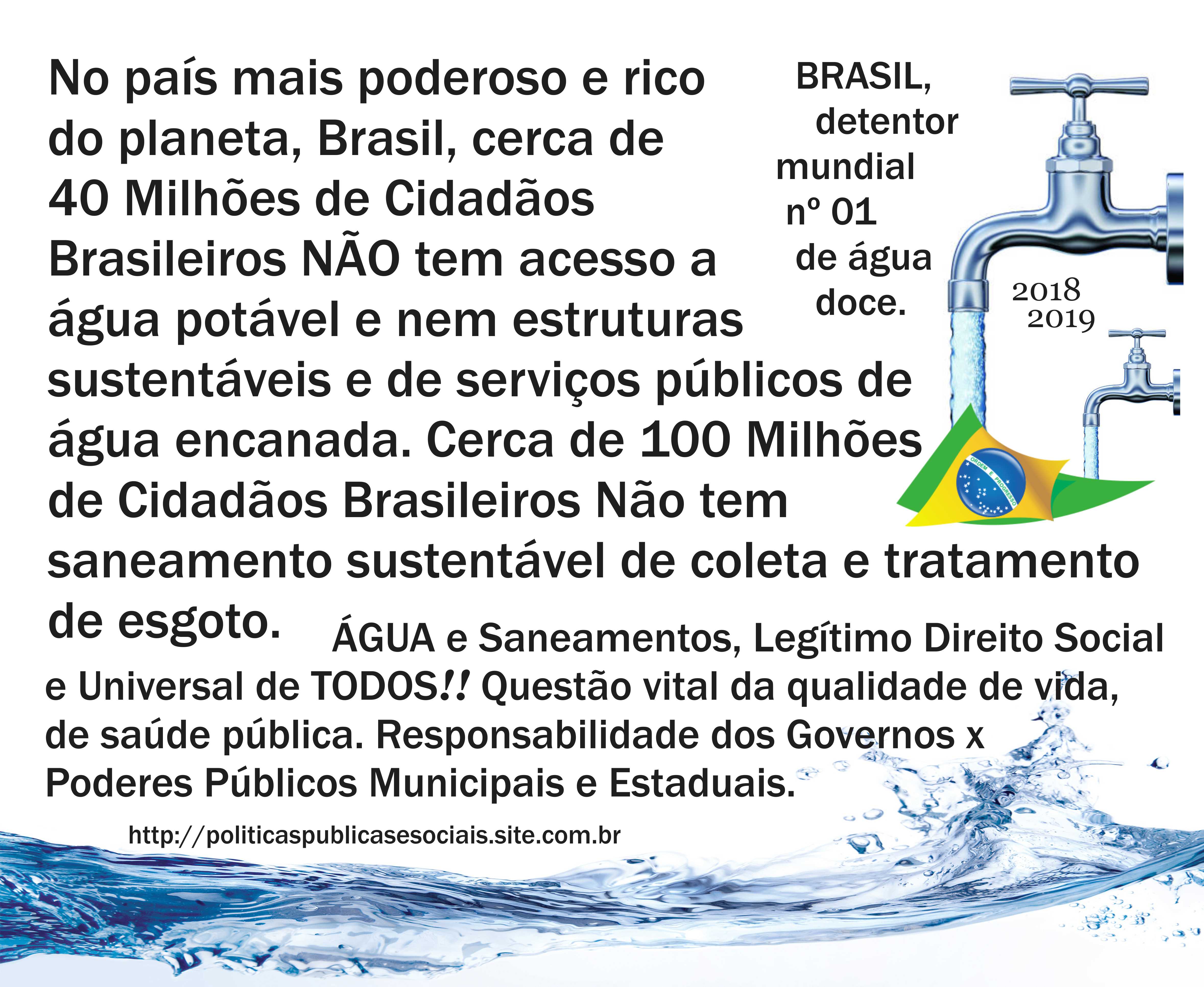 ÁGUA BRASIL PLANETA ÁGUA BRASIL PLANETA