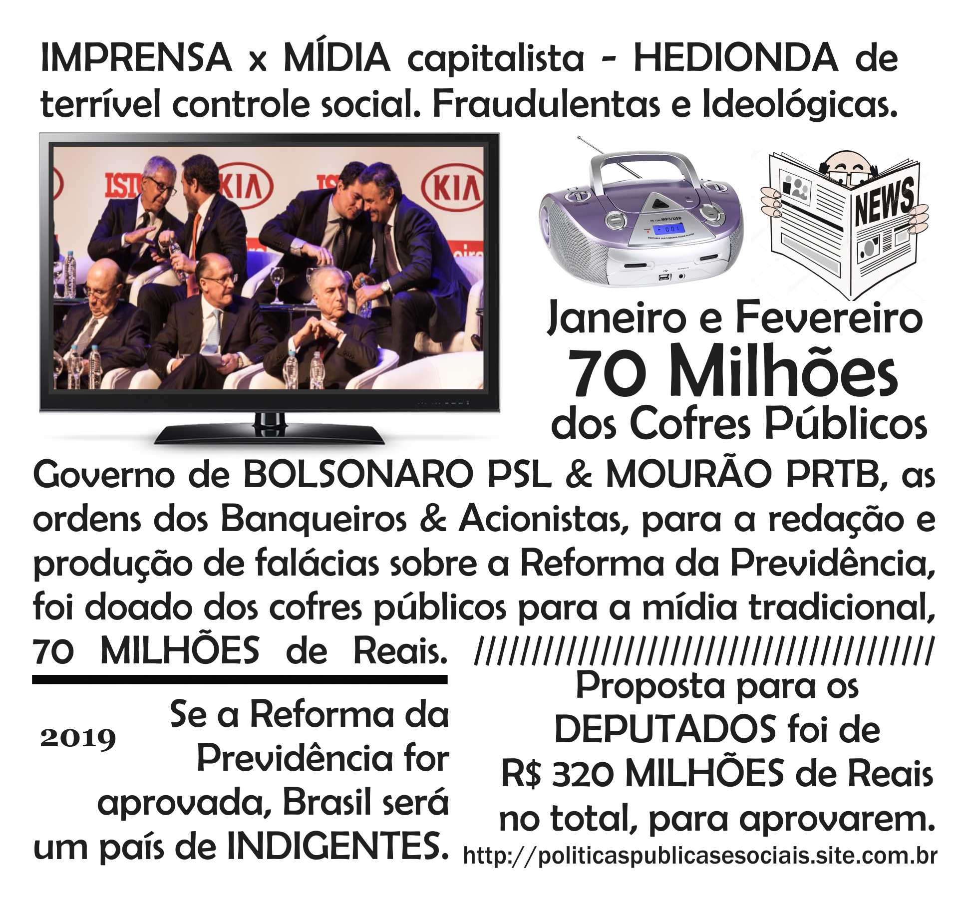 MÍDIA Brasil Reforma da Previdência MÍDIA Brasil Reforma da Previdência