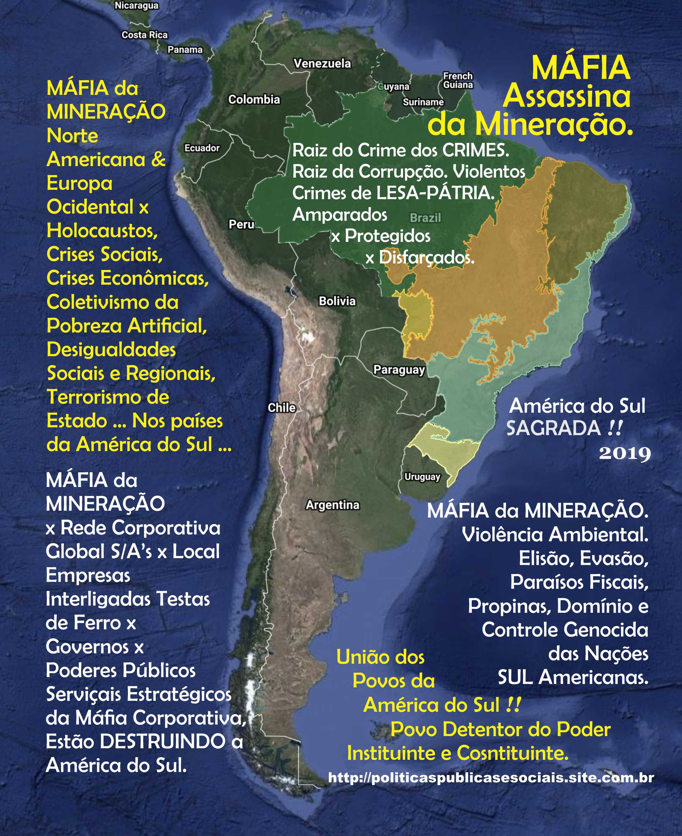 UNIÃO DA AMÉRICA DO SUL E AMÉRICA CENTRAL BRASIL 2019 UNIÃO DA AMÉRICA DO SUL E AMÉRICA CENTRAL BRASIL 2019