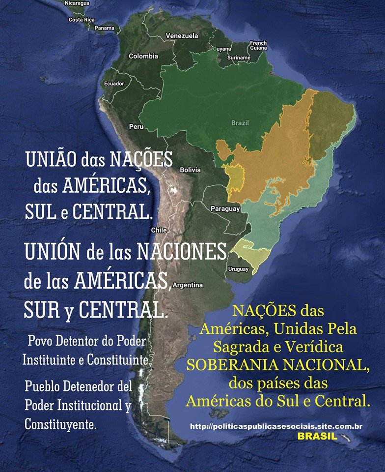 UNIÃO DAS AMÉRICAS DO SUL E CENTRAL UNIÃO BRASIL UNIÃO DAS AMÉRICAS DO SUL E CENTRAL UNIÃO BRASIL